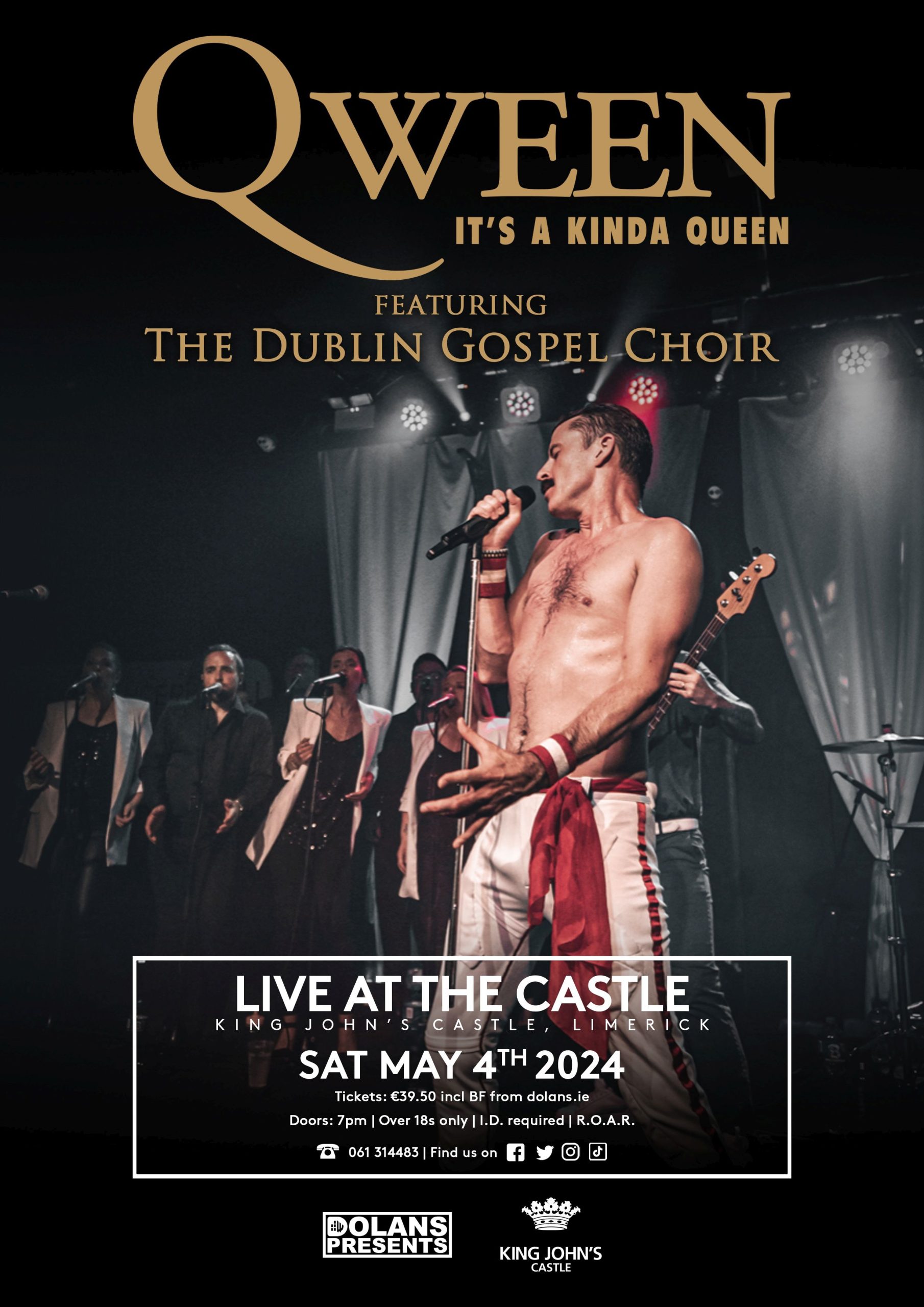 Qween band performing on stage